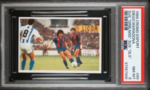 1984 Chromo Esport Diego Maradona #69 Vintage Soccer Card PSA 8 NM-MT - Bild 1 von 2