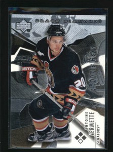 ANTOINE VERMETTE 2003/04 03/04 UD BLACK DIAMOND ROOKIE RC (BV=$10) AG2885