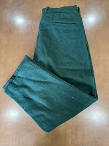 Vintage 60er 70er 36x28 Hose Herren grün Wolle Jagd Outdoor Guide Holzfäller - Bild 1 von 15