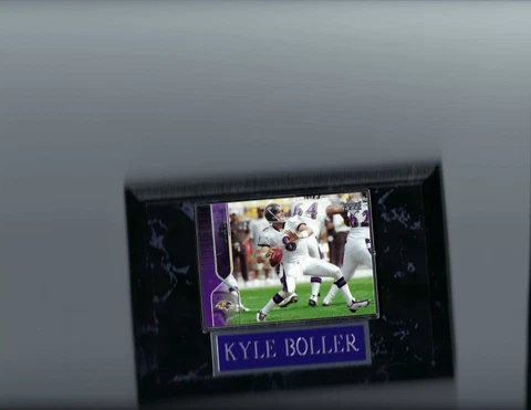 KYLE BOLLER BLACK PLAQUE BALTIMORE RAVENS FOOTBALL NFL     BC Cover