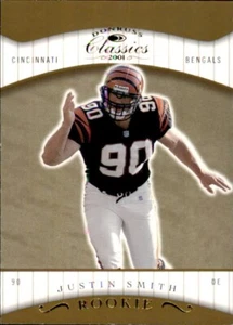 Justin Smith 2001 Donruss Classics Rookie #136 /475 Cincinnati Bengals Numbered - Picture 1 of 2