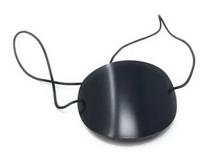 Hilco Eye Patch Adult Large Black Vinyl Strap Ophthalmic Injury First Aid Foam - Picture 1 of 3