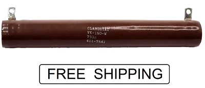 (1x) 750 Ohm - 160W 175W 5% - Vitreous Enamel Wirewound Power Resistor - VK160W - Image 1 of 4