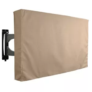 Outdoor TV Abdeckung, Braun Universal Wetterfest Schutz für 50" 52" TV - Bild 1 von 6