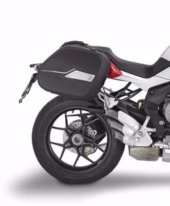 MV AGUSTA BRUTALE 675 2013 GIVI TST9000 PANNIER RACK + ST604 Sport-T side bags - Picture 1 of 12