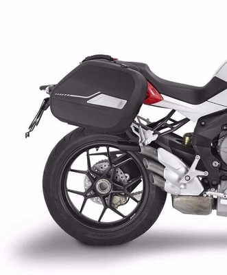 MV AGUSTA BRUTALE 675 2013 GIVI TST9000 PANNIER RACK + ST604 Sport-T side bags - Image 1 of 4