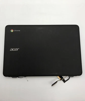 Notebook Acer C731 LCD tampa traseira superior 60.GM9N7.001 com dobradiças e câmera. Grau B - Imagem 1 de 4