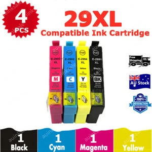 4x Non-OEM 29 XL 29XL T29XL Ink For Epson Home XP235 XP332 XP335 XP245 XP 442 - Picture 1 of 6