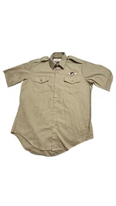 Disney Port Orleans Resort Cast Member Kurzarm Hemd mit Knopfleiste Khaki Größe M - Bild 1 von 5