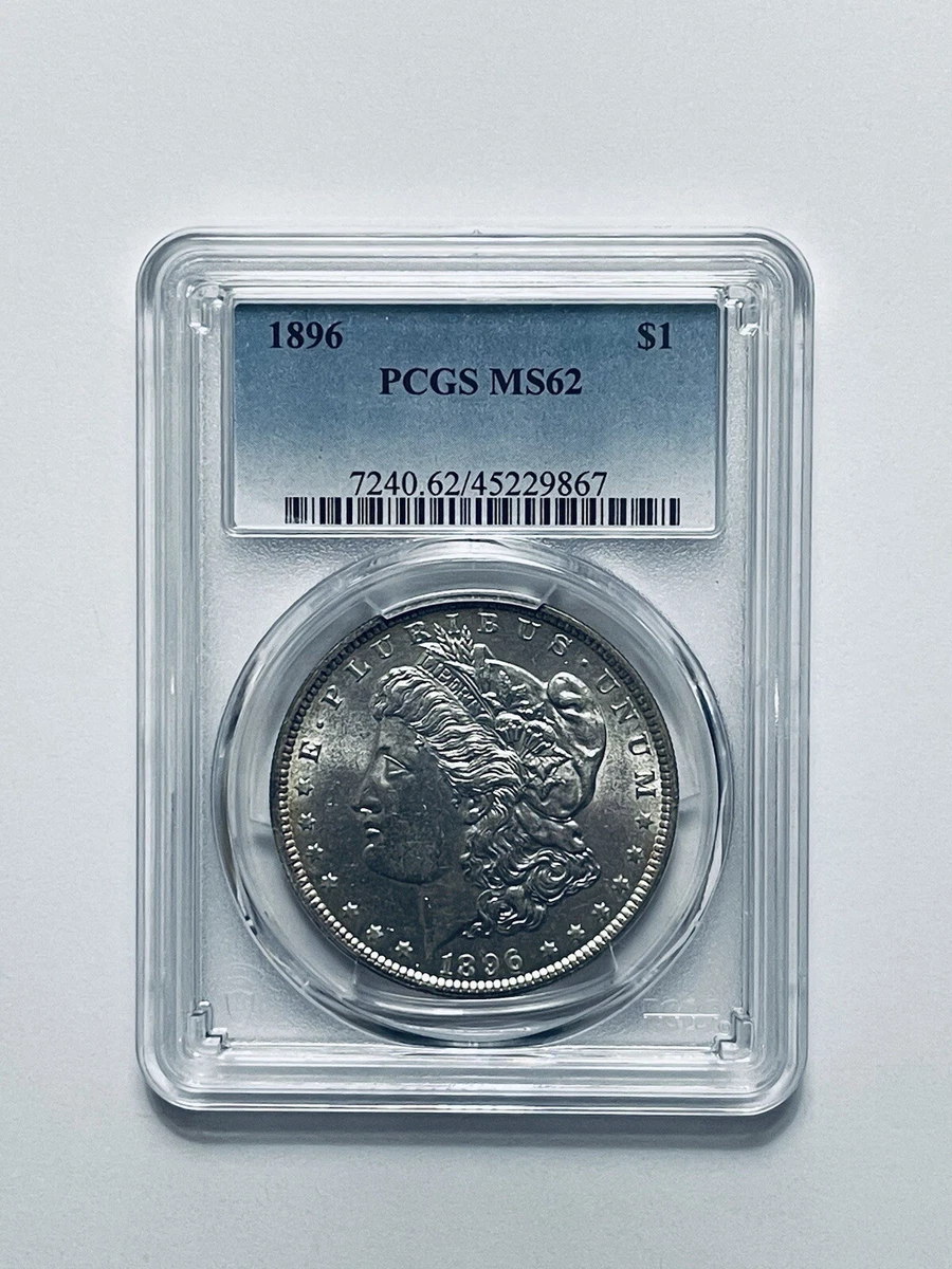 MS 62 Graded 1896 Year Morgan US Dollars (1878-1921) for sale | eBay