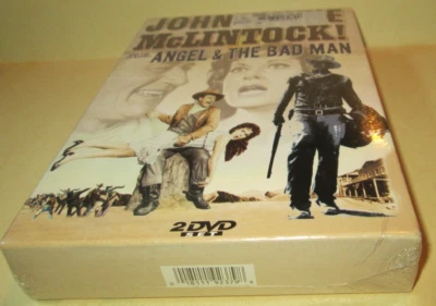 JOHN Wayne & JOHN McLintock  WESTERN Angel and the Bad Man DVD 2 Disc VG+ D19 - Image 1 of 3