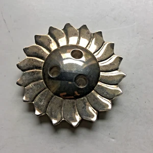 Vintage Dansk Designs Silver Plated Sunburst Candle Holders / Paperweight Japan - Picture 1 of 4