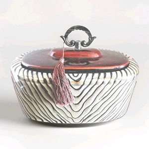 Zebra 12" x 7" Druck Box mit Deckel von Crestview - Bild 1 von 7