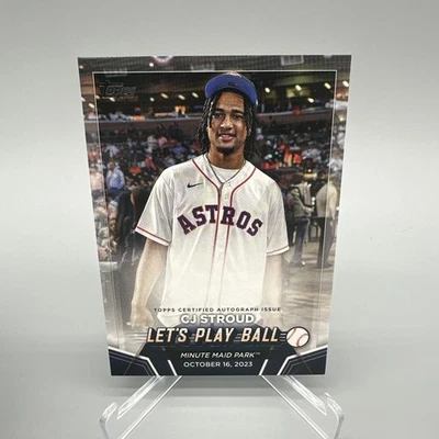 NO AUTO ERROR 2024 Topps Series 2 C.J. STROUD  Let's Play Ball Autograph ROOKIE - Image 1 of 2