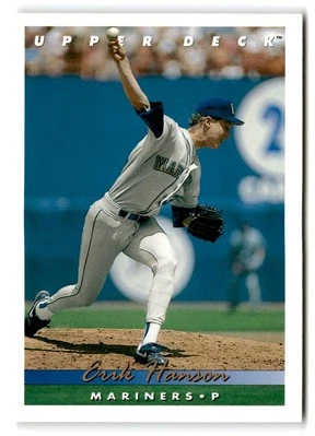 1993 Upper Deck #338 Erik Hanson - Image 1 of 2