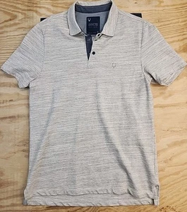 XPLR Jeremiah Logo Beige Cotton Blend Polo Shirt Mens Medium - Picture 1 of 8