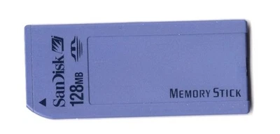 闪迪记忆棒 128MB SDMS-128 相机存储卡 适用于索尼 — 第 1/4 张图片