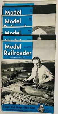 1950 Model Railroader Magazine - Complete  (12 Issues) w/Rare Full-Year Index - Image 1 of 3