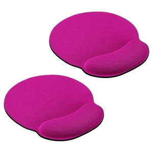 Mauspad mit Handballenauflage, 2er Pack ergonomisches Mauspad bequem, rot - Bild 1 von 5