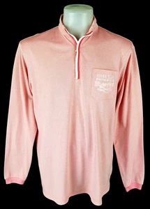 MUNSINGWEAR GRAND SLAM Mens Pink Zipped L/S FASHION SHIRT TOP - XL - 50" - £95 - Picture 1 of 12