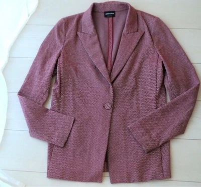 GIORGIO ARMANI на заказ куртка с елочкой детализация и черный ярлык и логотип - Изображение 1 из 4