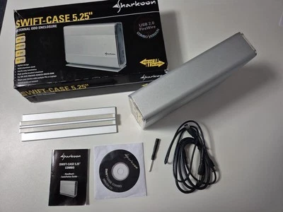 Sharkoon Swift Case 5.25 Externes DVD CD Laufwerk OVP - Bild 1 von 4