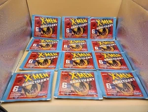 Confezione Adesivi X-Men Sanctuary Marvel Comics VINTAGE 1996 FLEER SKYBOX 12x Confezioni - Foto 1 di 4