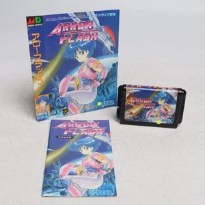 Arrow Flash - Sega Mega Drive - Japanese  - Megadrive - Cover Art Cart & Man - Picture 1 of 7