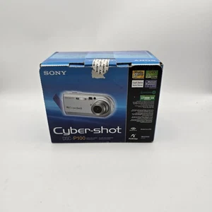 Sony Cybershot DSC-P100 Vintage Compact Digital Camera/Charger/ Leads/ Working - Picture 1 of 19