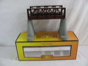 MTH Railking Realtrax O Gauge Rust Girder Bridge #40-1032 VG - Picture 1 of 11