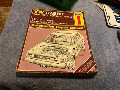 Volkswagen VW Rabbit Golf Jetta Scirocco 1975 - 1989 Haynes Repair Manual - Image 1 of 3