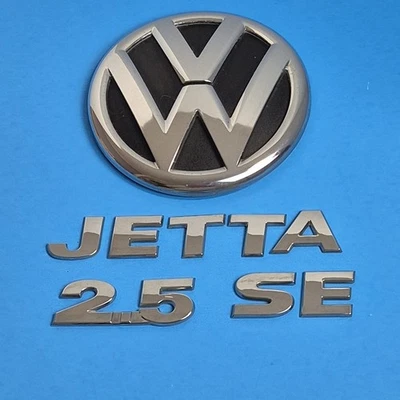 2011-2018 Volkswagen Jetta 2.5 SE Emblem Logo Symbol Rear Trunk Lid Badge Letter - Image 1 of 4