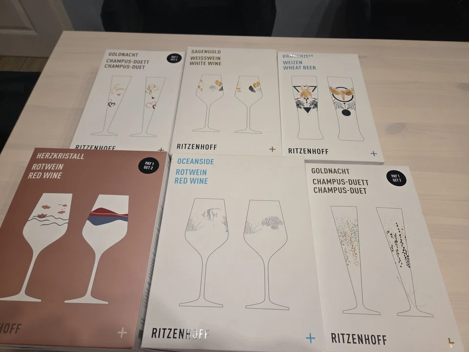 Ritzenhoff,Hugo,Aperizzo,Schaut in meine Anderen Auktionen ,12 Gläser  - Bild 1 von 4