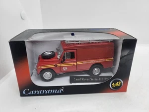 Cararama 1/43 Scale Land Rover Series III 109 - Fire & Rescue Service - Boxed - Picture 1 of 5