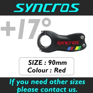 Syncros Carbon Mountain Bicke Stem Rainbow Colors BMX 6 17 Degree 31.8*90mm - Picture 1 of 44