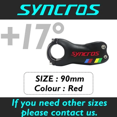 Syncros Carbon Mountain Bicke Stem Rainbow Colors BMX 6 17 Degree 31.8*90mm - Image 1 of 4