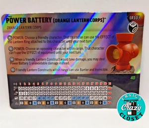 HeroClix Power Akku Orange Lantern Corps R103 DC Laterne Legacy Set Neu - Bild 1 von 1