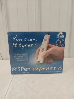 IRIS Pen Express 6 Handheld Scanner For Windows & Mcintosh SEALED #2864 - Image 1 of 4