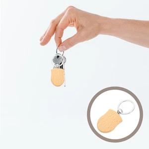 6 Pcs Wood Key Chain Blanks Engraving Keychain Engravable Keychains - Picture 1 of 12
