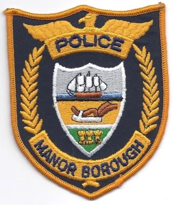 **MANOR BOROUGH PENNSYLVANIA POLICE PATCH** - Picture 1 of 1