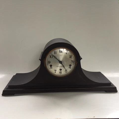 Antique Bigelow Kennard & CO BOSTON MA Clock w KIENZLE GERMAN CLOCK MOVEMENT Cover
