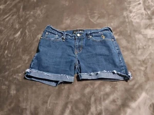 Pantaloncini donna Phat bambino taglia 5 lavaggio medio taglio orlato hip hop streetwear ECU - Foto 1 di 14