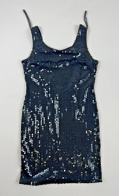 Vestido de fiesta vintage con lentejuelas de Glenrob negro leer medidas Swiftie Foto 1 de 4