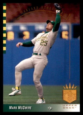 1993 SP #41 Mark McGwire Oakland Athletics - Image 1 of 2