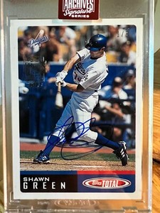 2023 Topps Archives Signature Series Shawn Green Autograph 1/6 Auto Dodgers