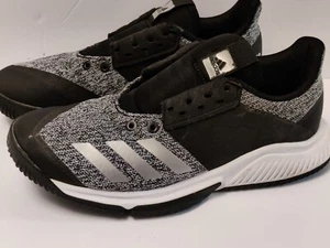 Adidas Juvenil Gris/Negro Rayas Voleibol Crazy Flight Tenis Deportivas Talla 6 - Imagen 1 de 8