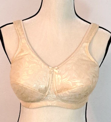 Sujetador Mastectomía Amoena Ella Talla 34DD Beige Perla Inalámbrico Cobertura Completa 2133 Foto 1 de 4