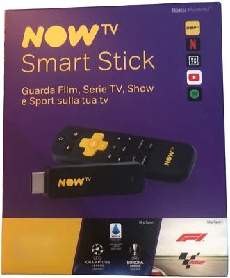 chiavetta Roku Smart Stick NOW TV 3801TT NUOVA! - Immagine 1 di 4