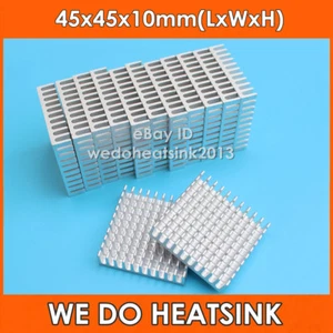 Disipador de calor 2 piezas WE DO 45mm 45*45*10mm Aluminio IC LED Plata Enfriador Disipador de calor - Imagen 1 de 8