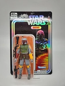 Star Wars Black Series 40th Anniversary Boba Fett Sdcc Foil Hasbro 6inch - Bild 1 von 8